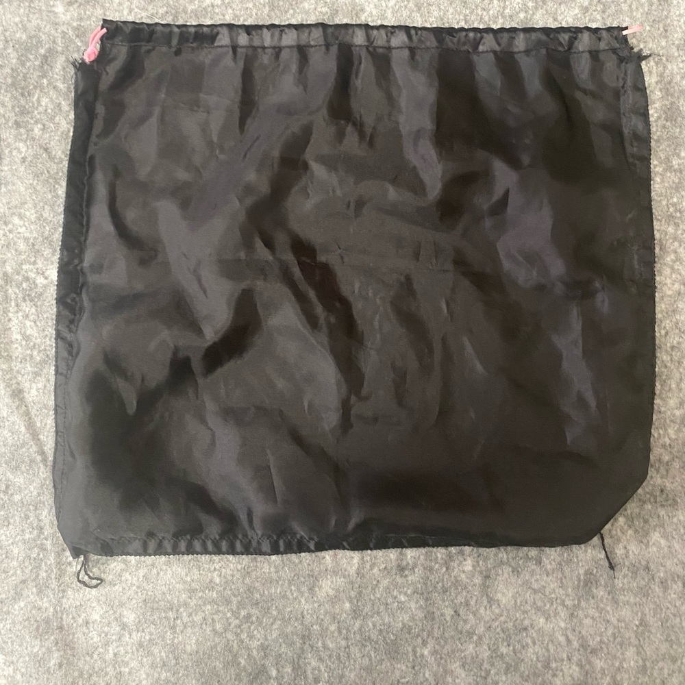 Betsey Johnson Dust Bag Storage Purse Shoes Travel Black 21 x 20” Drawstring - Picture 10 of 11